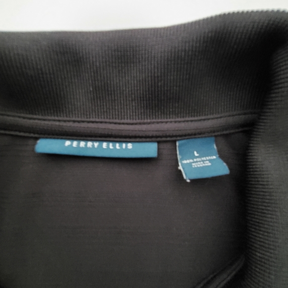 Perry Ellis Mens Polo Size L - Picture 2 of 5